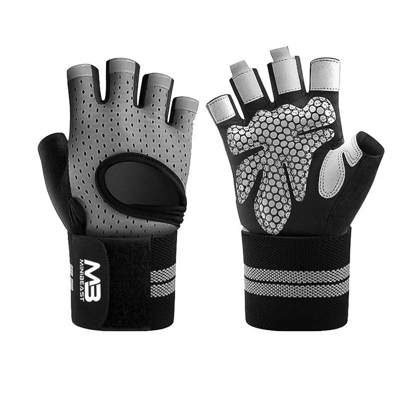 Lifting Wrist Wrap Gloves - Image 4