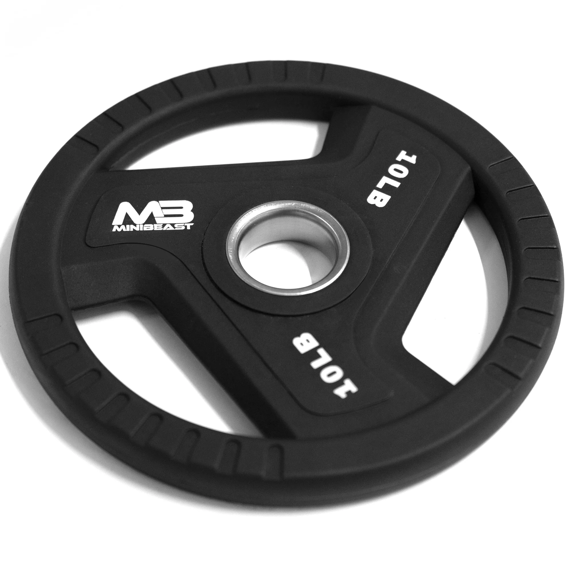Tri-Grip Rubber Coated Olympic Weight Plate - Image 2