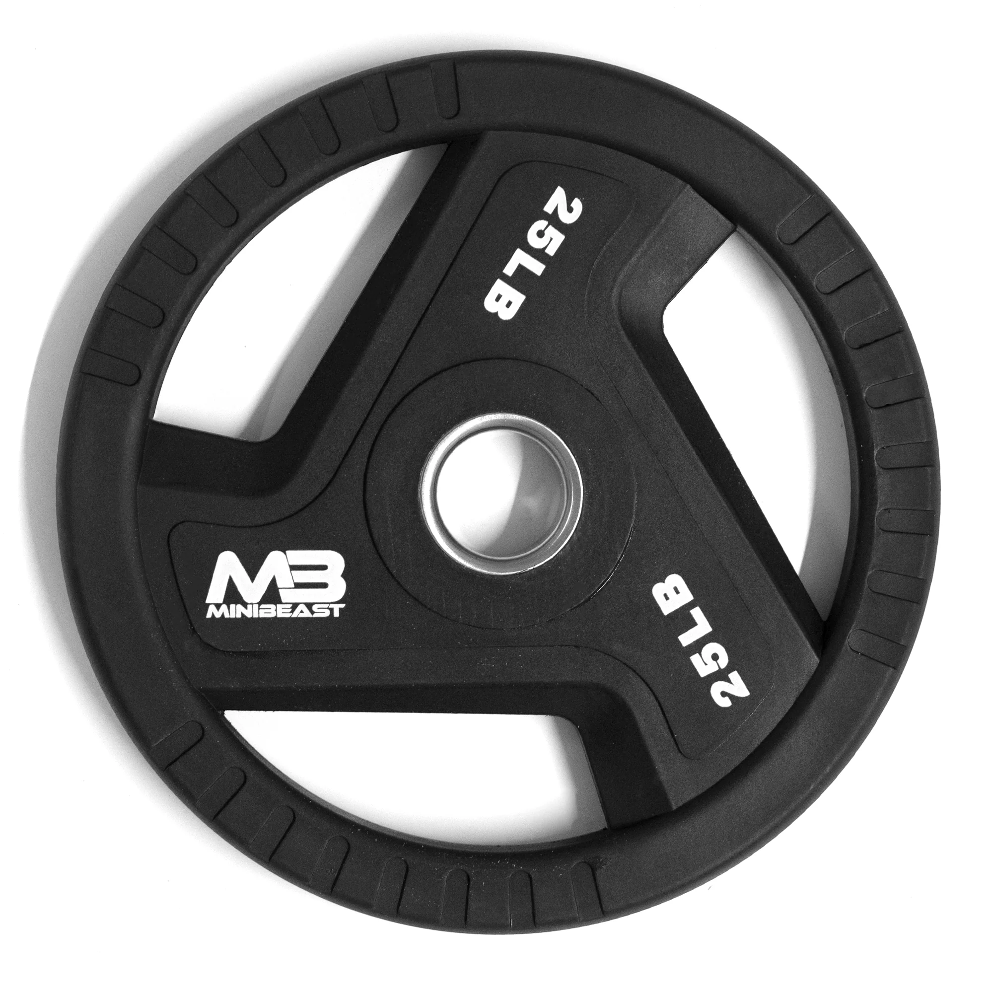 Tri-Grip Rubber Coated Olympic Weight Plate - Image 3