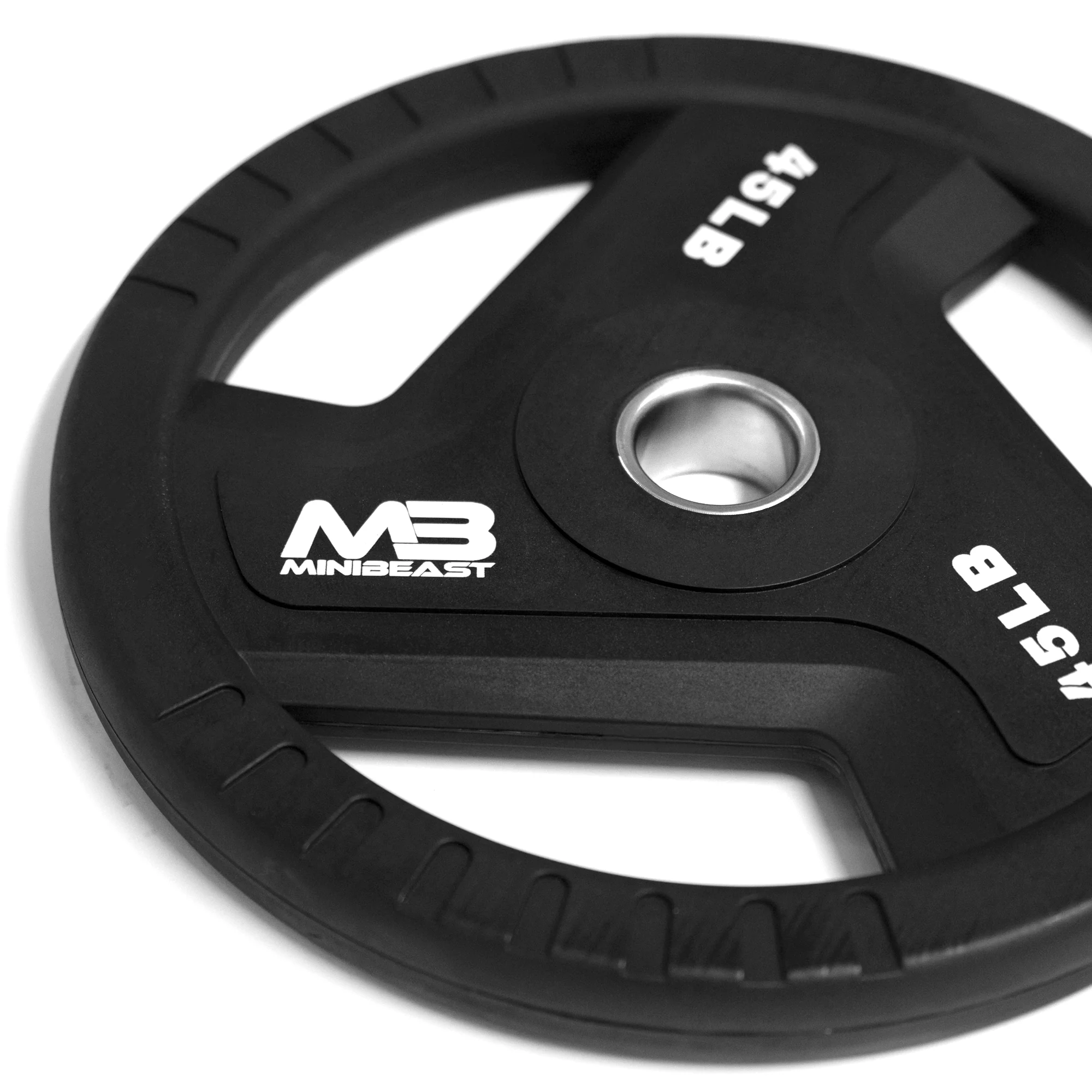 Tri-Grip Rubber Coated Olympic Weight Plate - Image 7